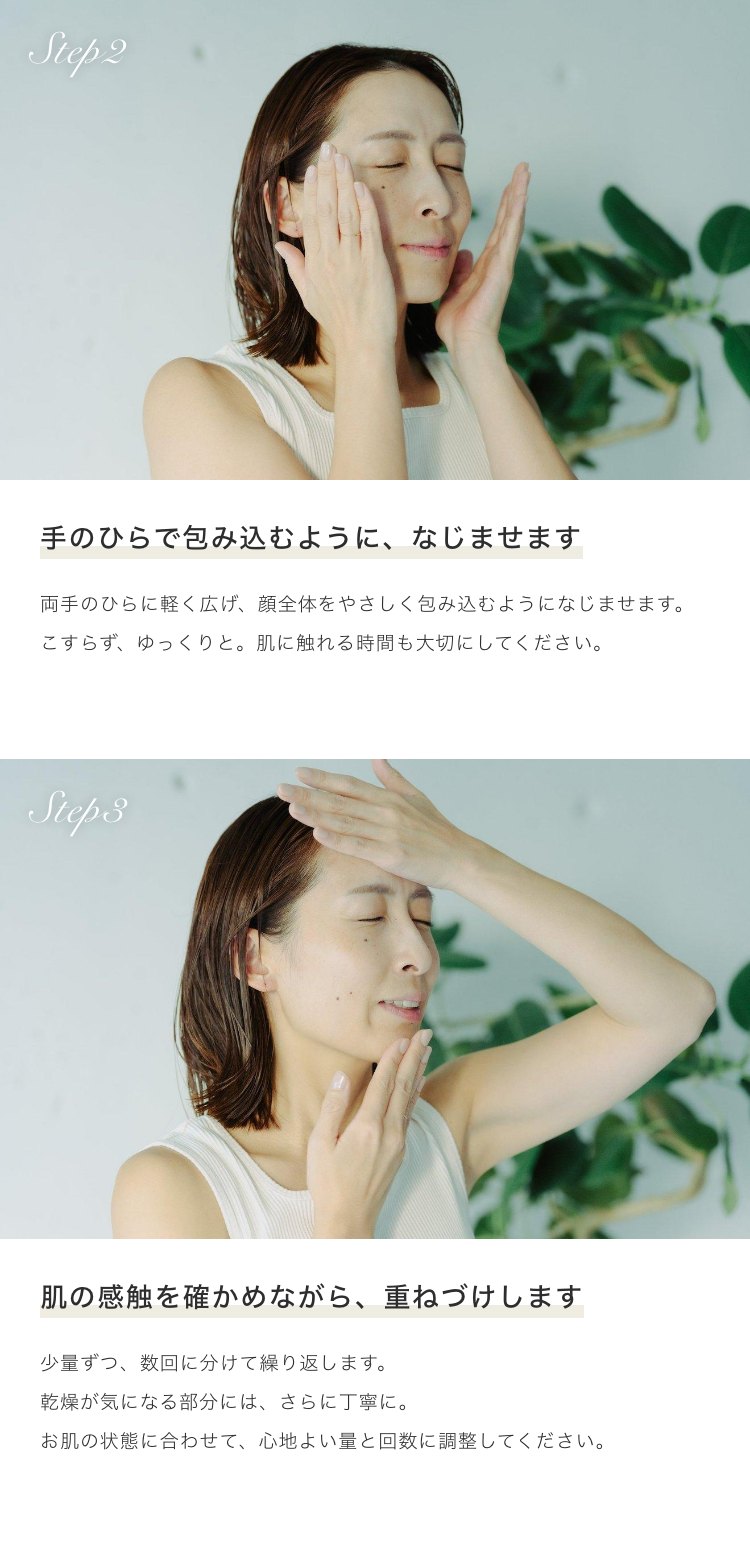 ご使用方法 Step2・Step3